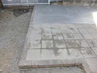 埼玉県深谷市外構リフォーム工事・物置設置