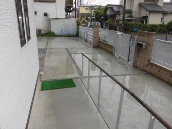 埼玉県上尾市外構工事・駐車スペース