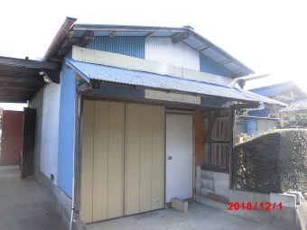 埼玉県東松山市・リフォーム工事・倉庫外壁改修