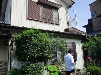 埼玉県上尾市井戸木・住宅リフォーム工事・外壁塗装
