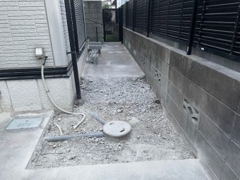 埼玉県白岡市外構リフォーム工事
