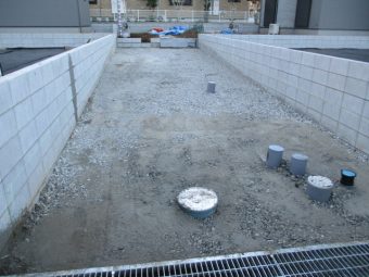 千葉県野田市Ｂ棟外構工事