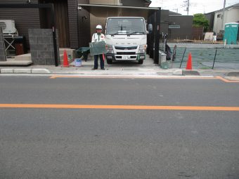 埼玉県上尾市歩道改修工事