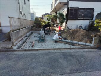 埼玉県蓮田市外構リフォーム工事