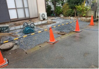 埼玉県越谷市外構リフォーム工事