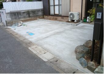 埼玉県越谷市外構リフォーム工事