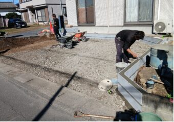 埼玉県久喜市外構リフォーム工事