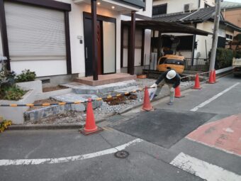 埼玉県入間市外構リフォーム工事