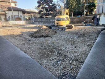 東京都清瀬市ガレージ工事